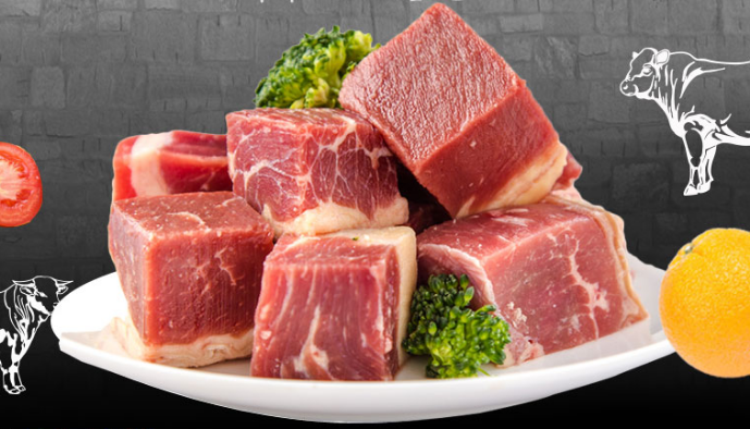 恒都 生鲜牛肉块 黑胡椒口味 1kg*2件