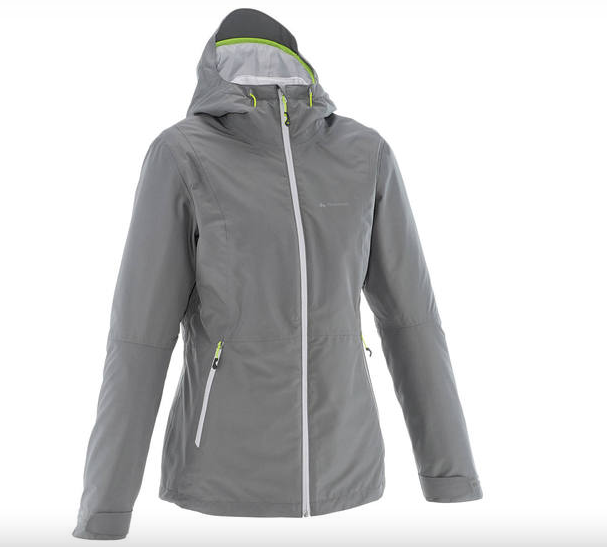 decathlon 迪卡儂 quechua rainwarm 500 女士三合一衝鋒衣